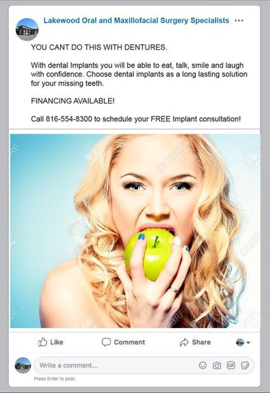 Dentist post created by HJ Design, Inc. 816-415-3777 www.hjdesign.net