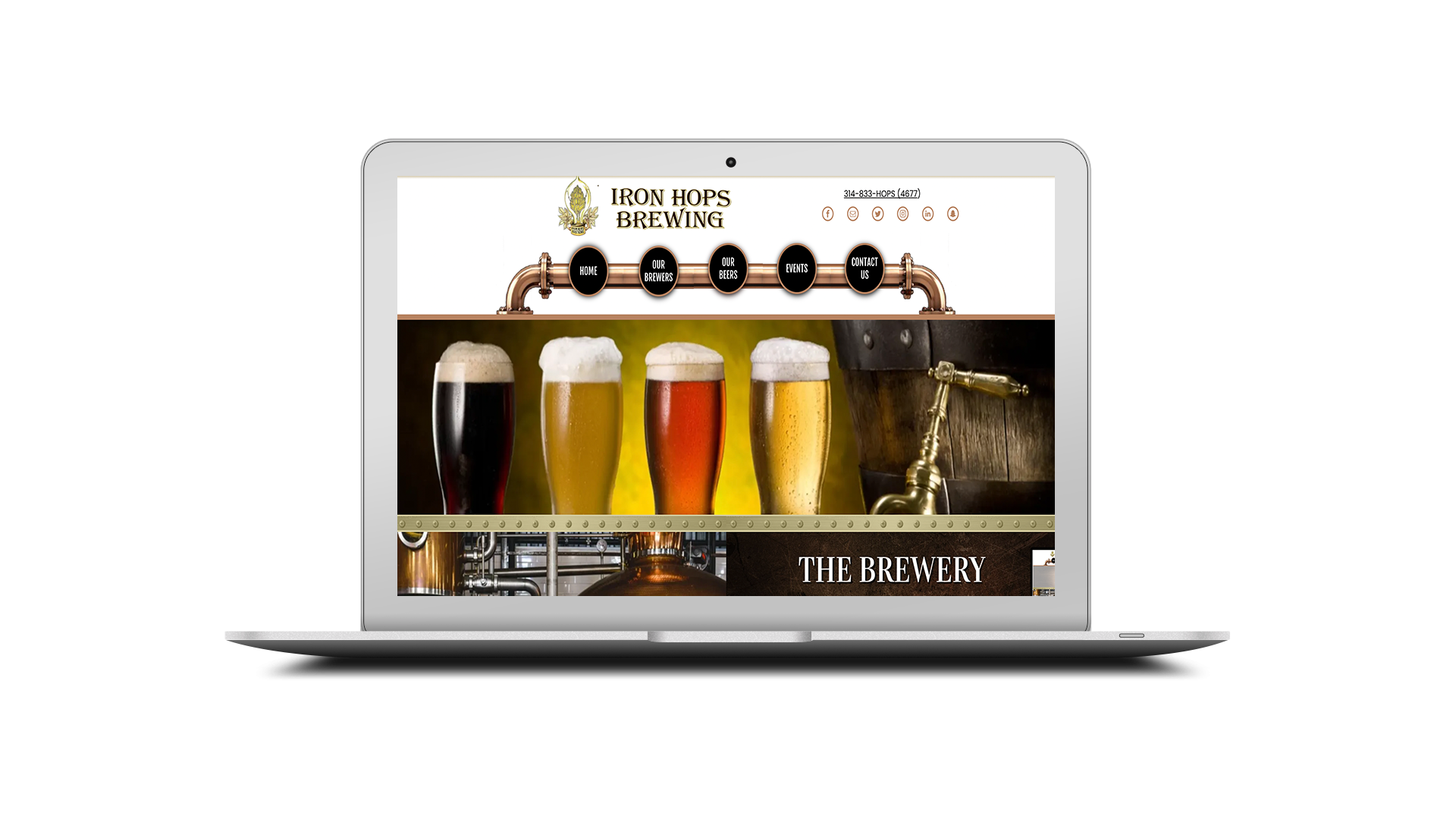 Landing page design