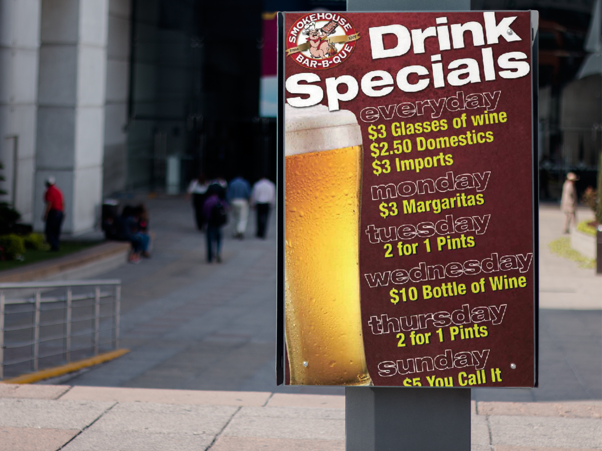 Restaurant banners