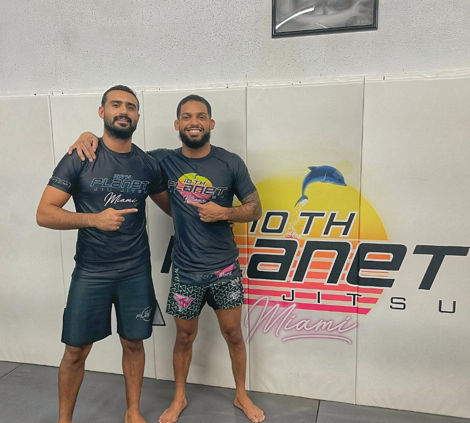 Adults practicing no-gi grappling at 10th Planet Jiu-Jitsu Miami in Miramar, FL for fitness.