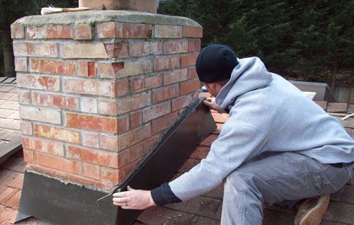 chimney flashing repair