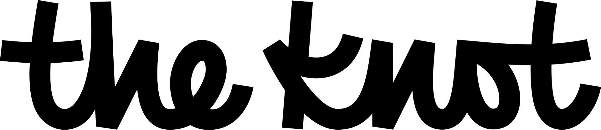 The Knot logo in black cursive text.