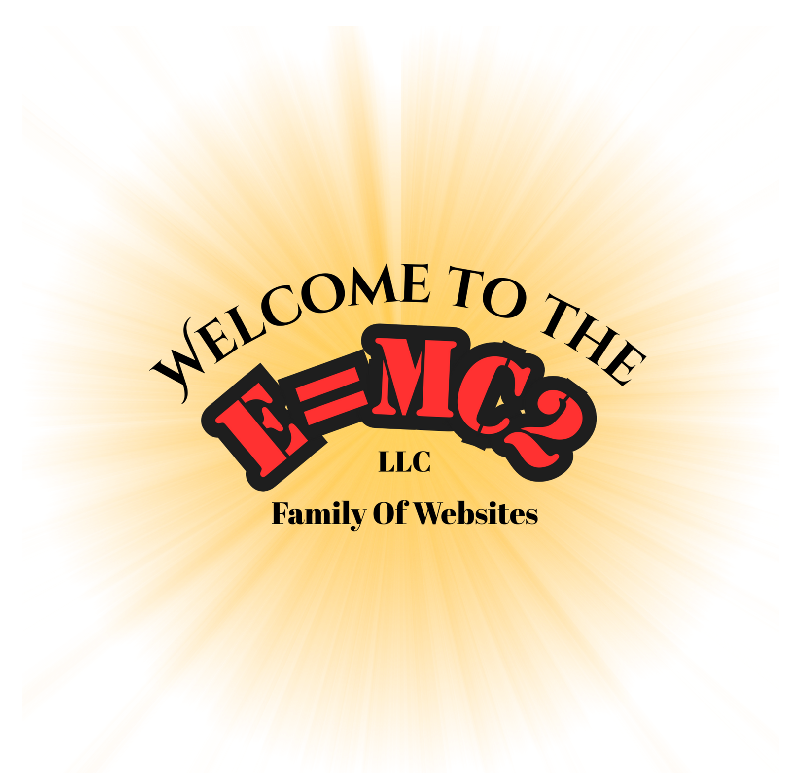 Logo with glowing background that reads 