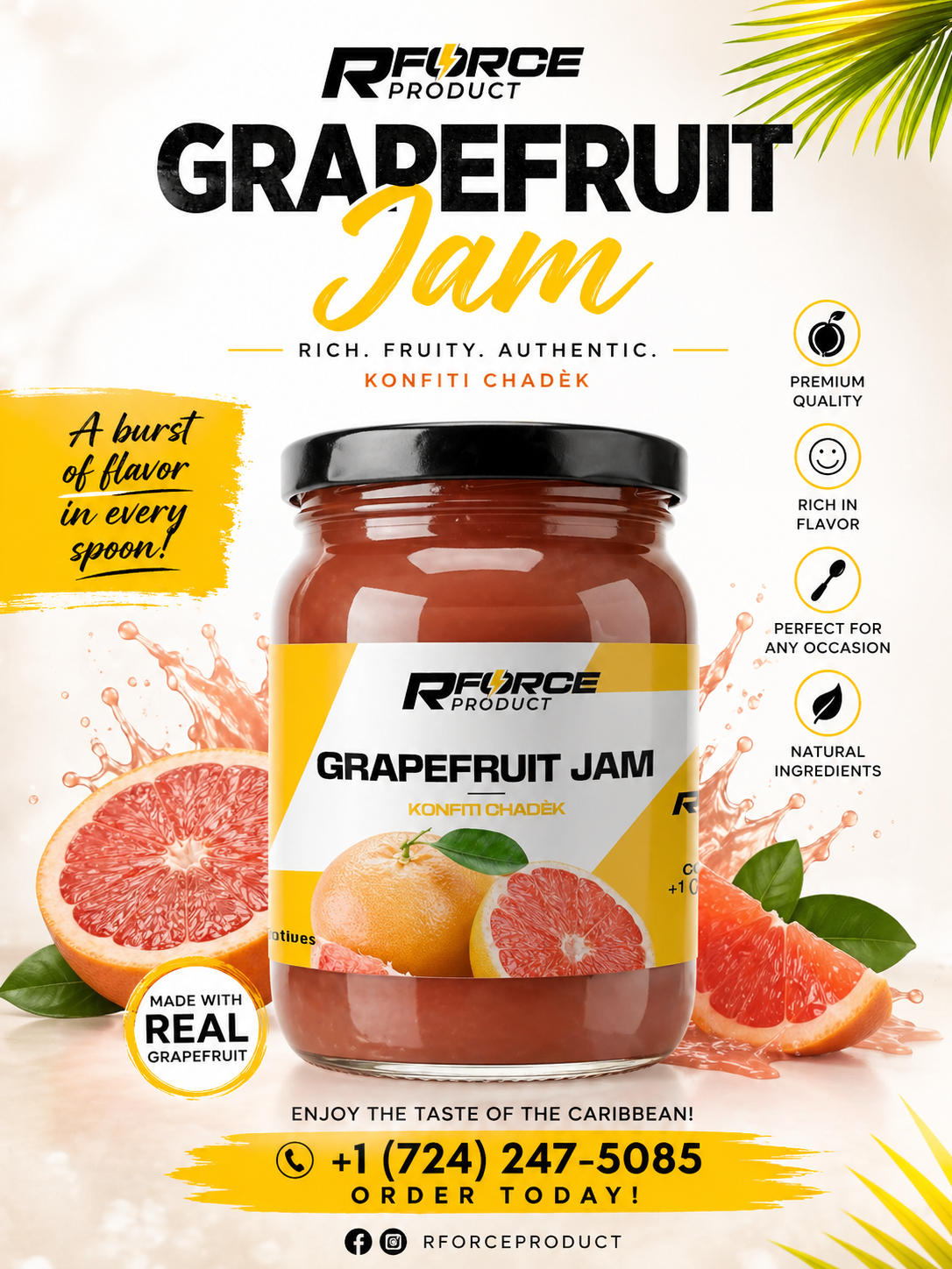 GRAPEFRUIT JAM KONFITI CHADEK