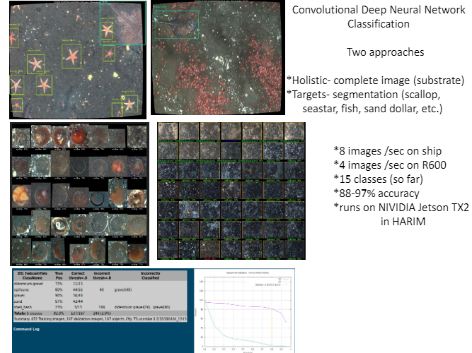 A collage of images and text about convolutional deep neural network classification