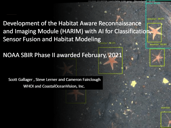 A poster titled development of the habitat aware reconnaissance and imaging module