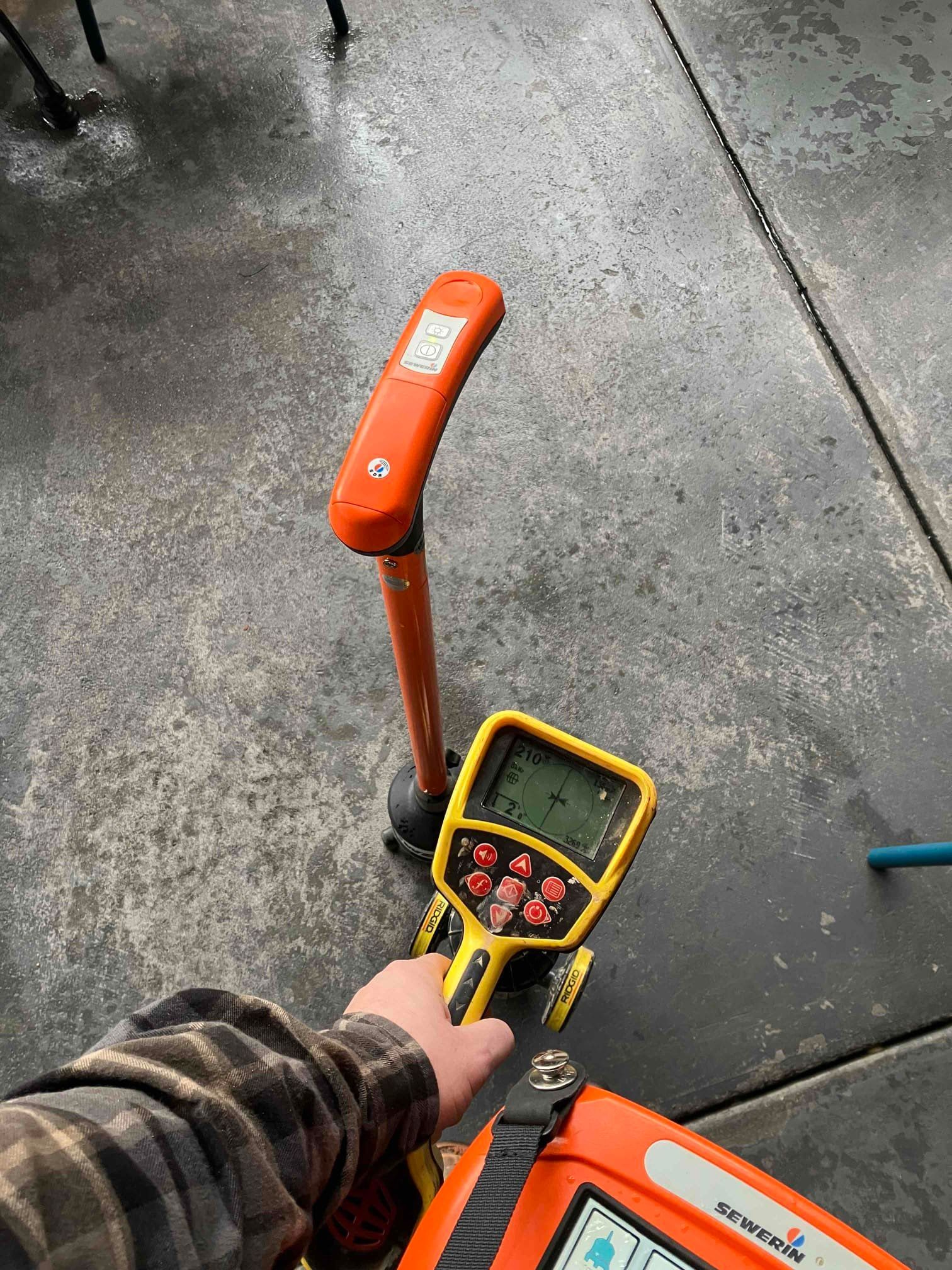 inside Fritti water line job