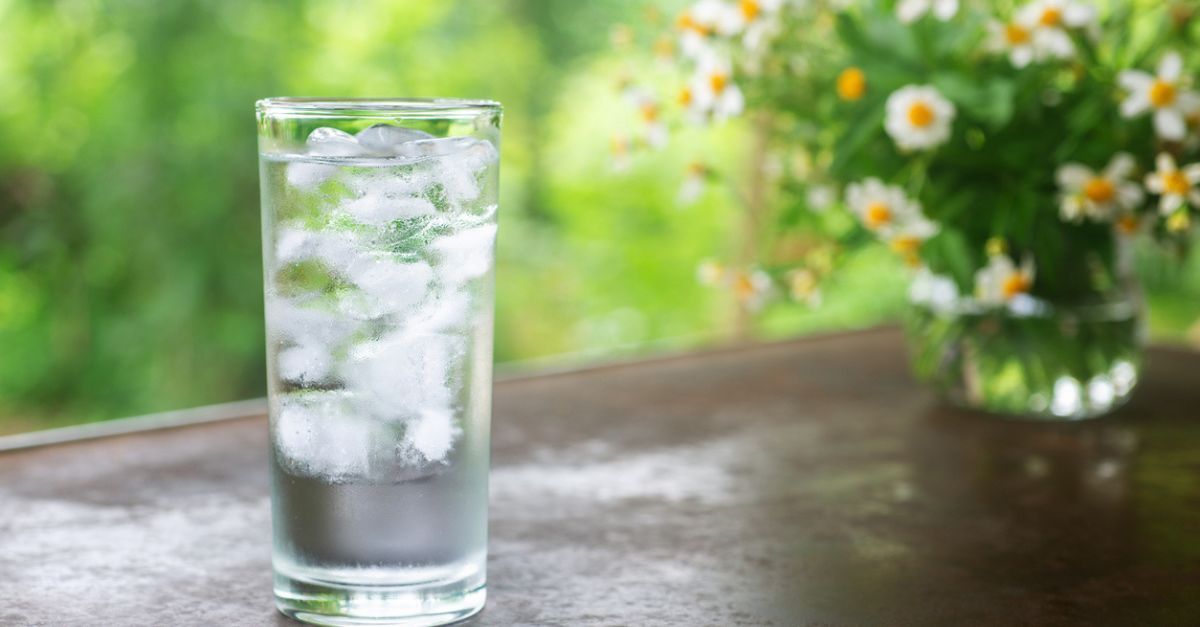 glass of water