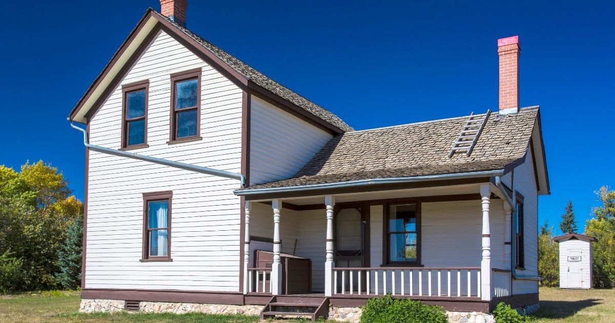 Image of an older style house