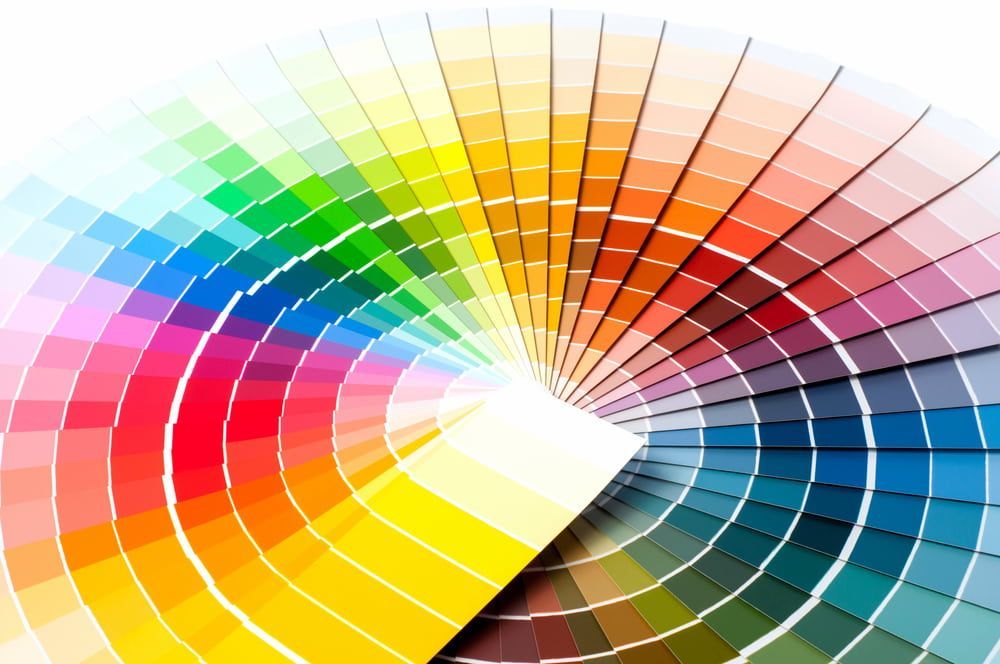 Colour Palette Fan With a Rainbow of Hues — KNG Roofing And Construction in Katherine, NT