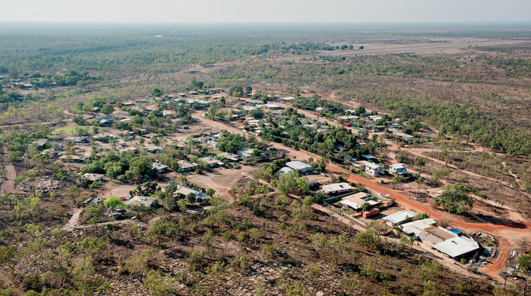 Aerial View Of Borroloola — KNG Roofing And Construction in Darwin, NT