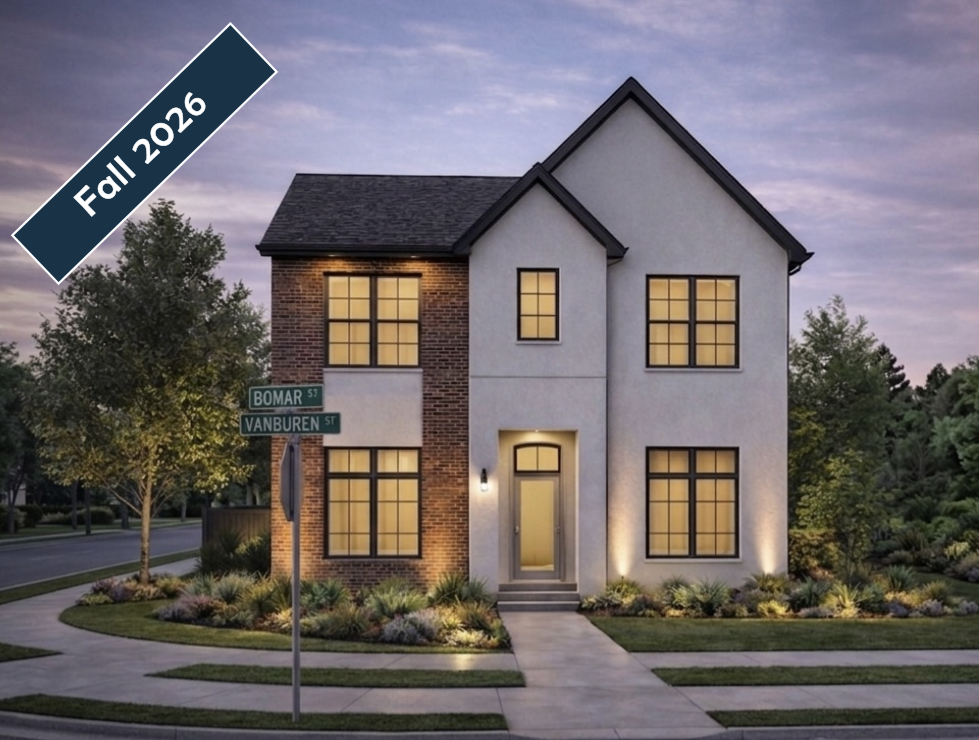 Bomar by Niche Homes modern transitional home coming Fall 2026 in Montrose Houston