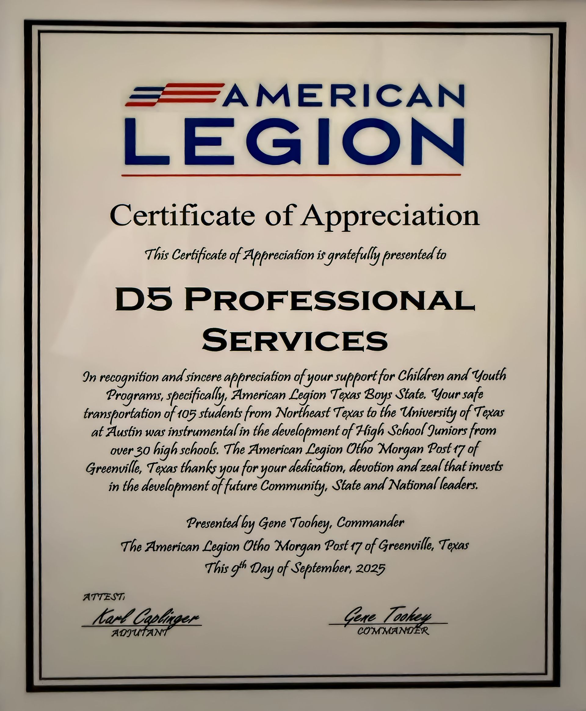 d5 Professional Services Dallas Texas