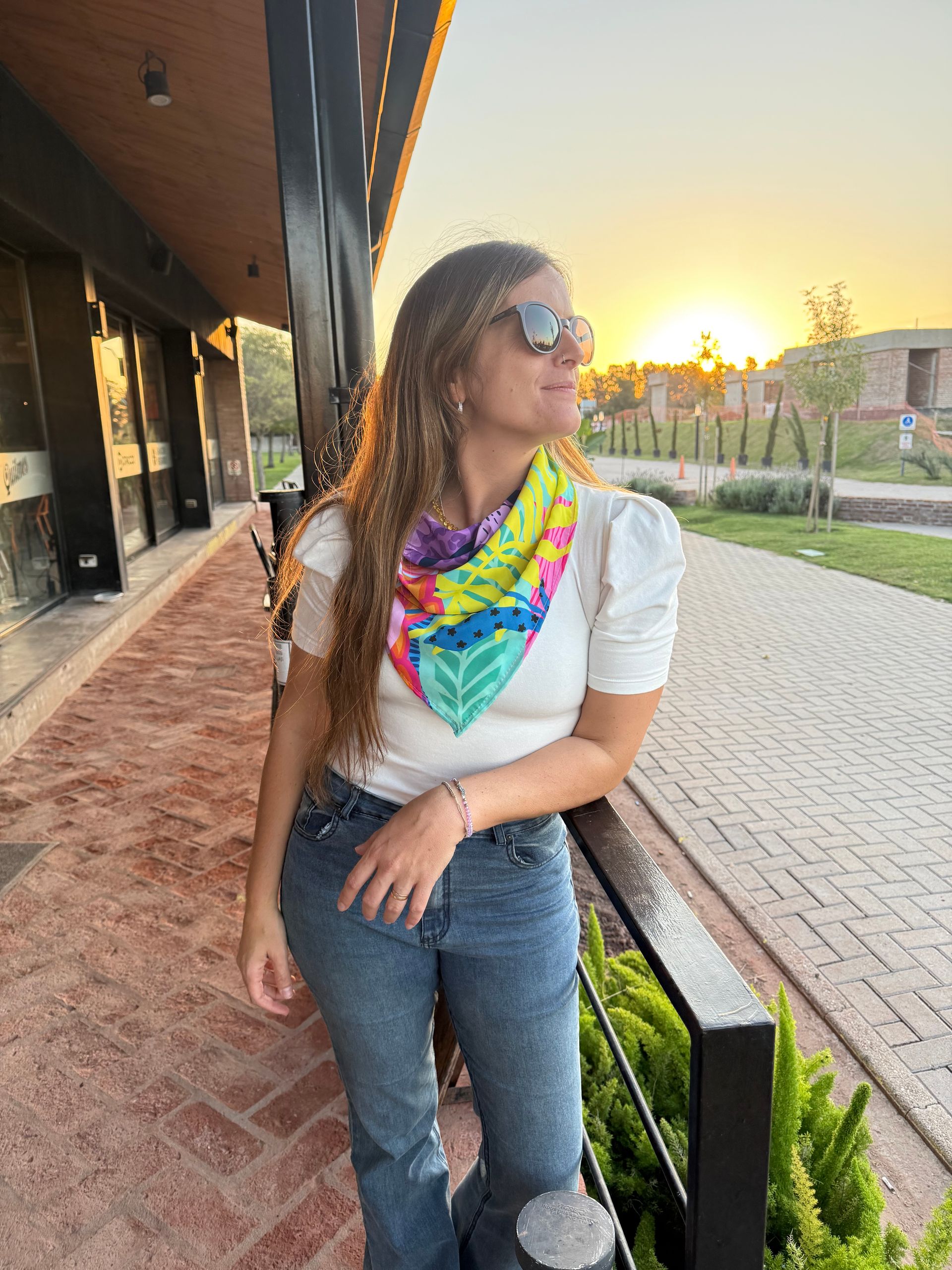 soy alegria - pañuelo con diseño