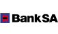 The bank sa logo is on a white background.