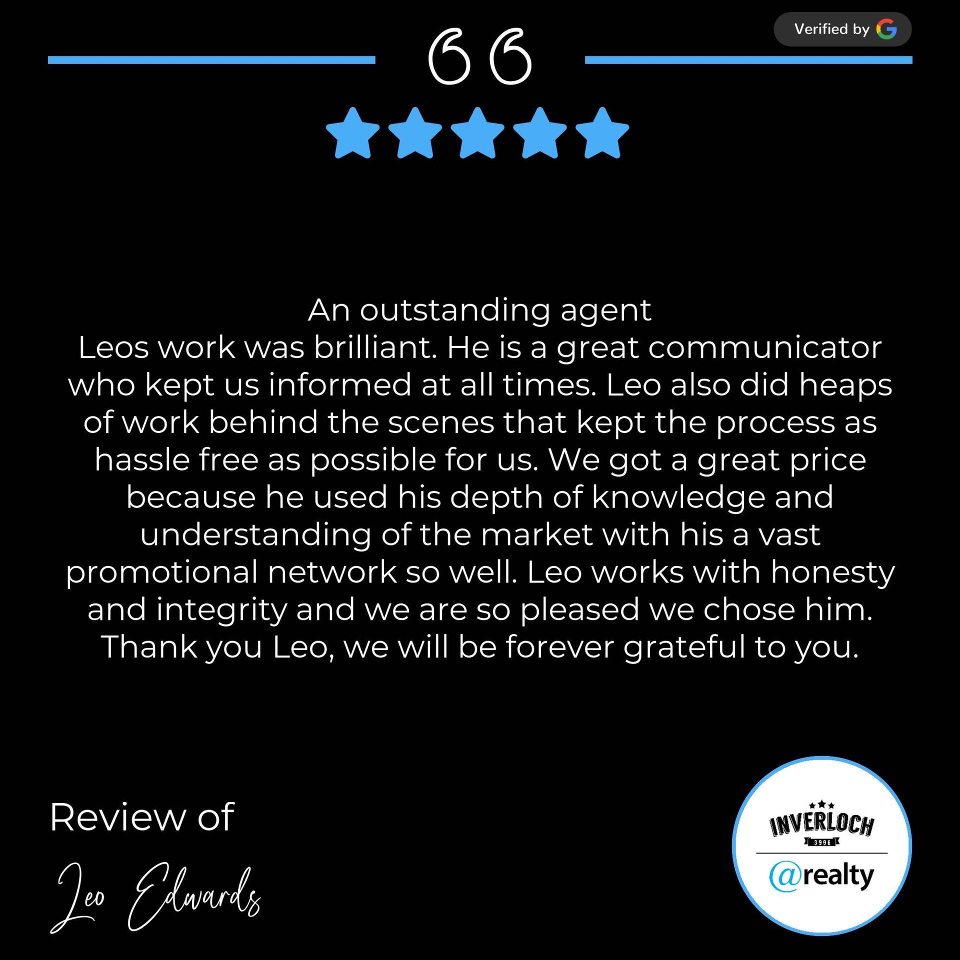 A review of leo from a real estate agent