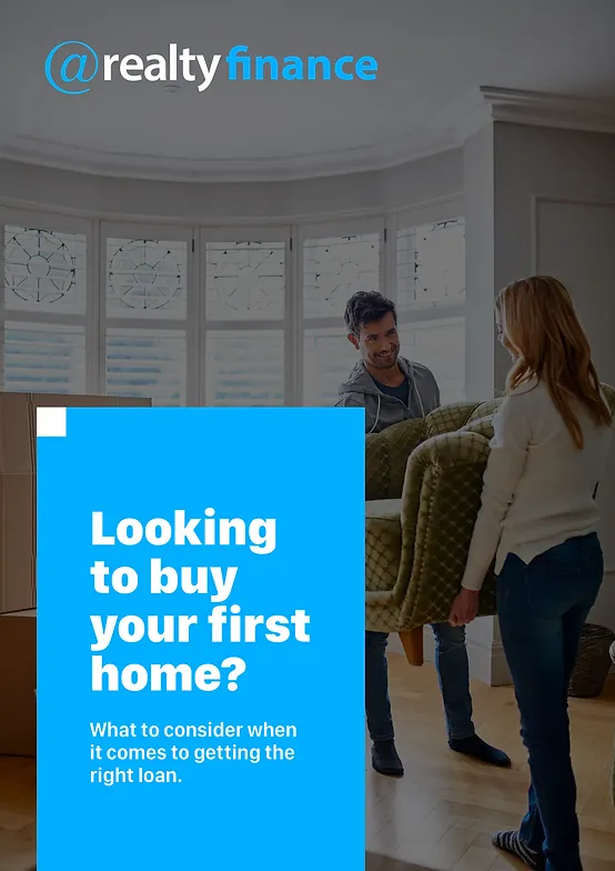 A man and a woman are looking to buy their first home.