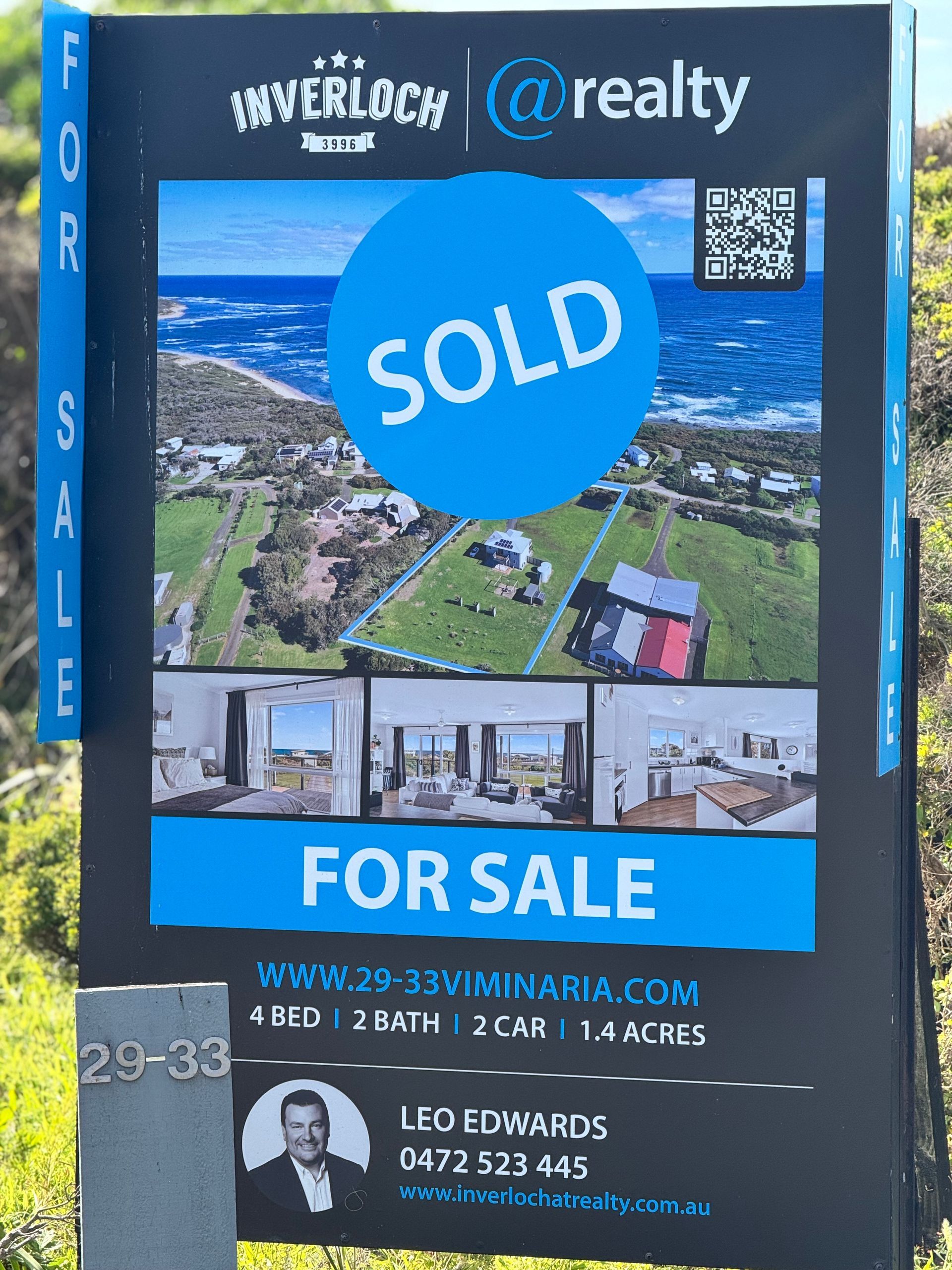 Real estate sign: