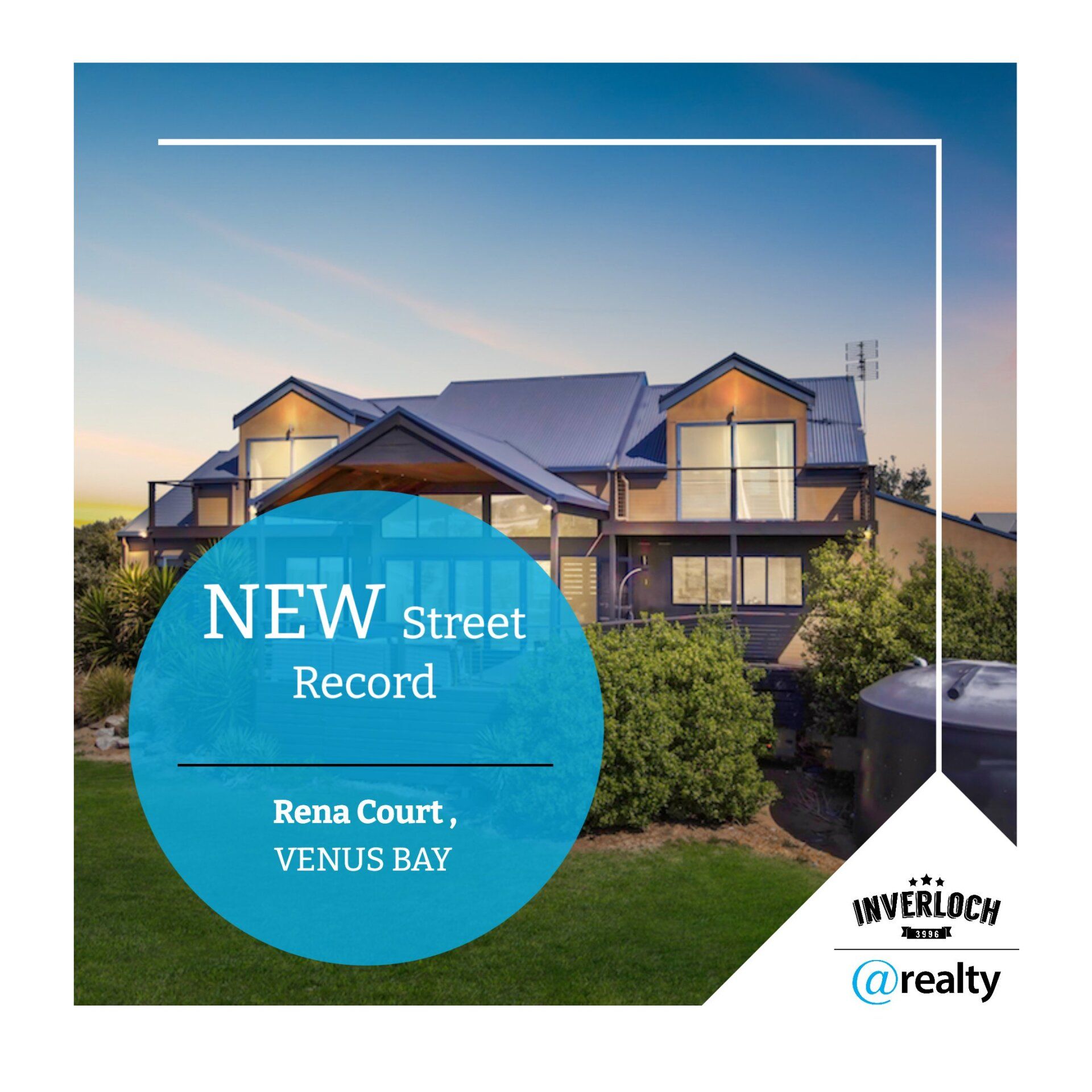 A new street record for rena court venus bay