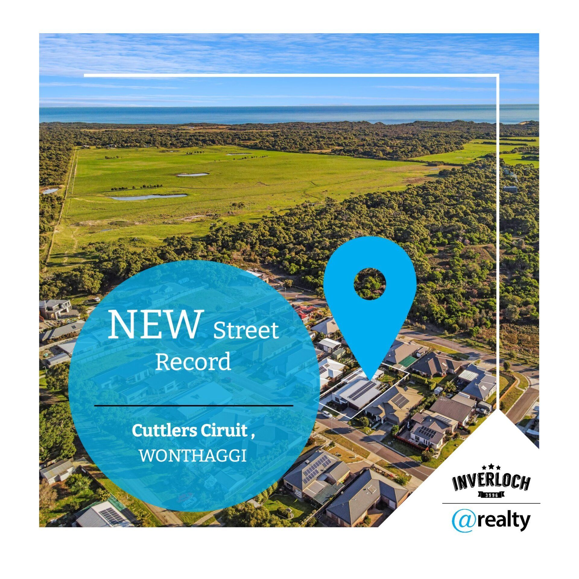 An advertisement for a new street record in cutlers circuit wonthaggi