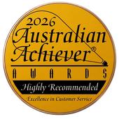 A blue badge that says openn master agent 2022