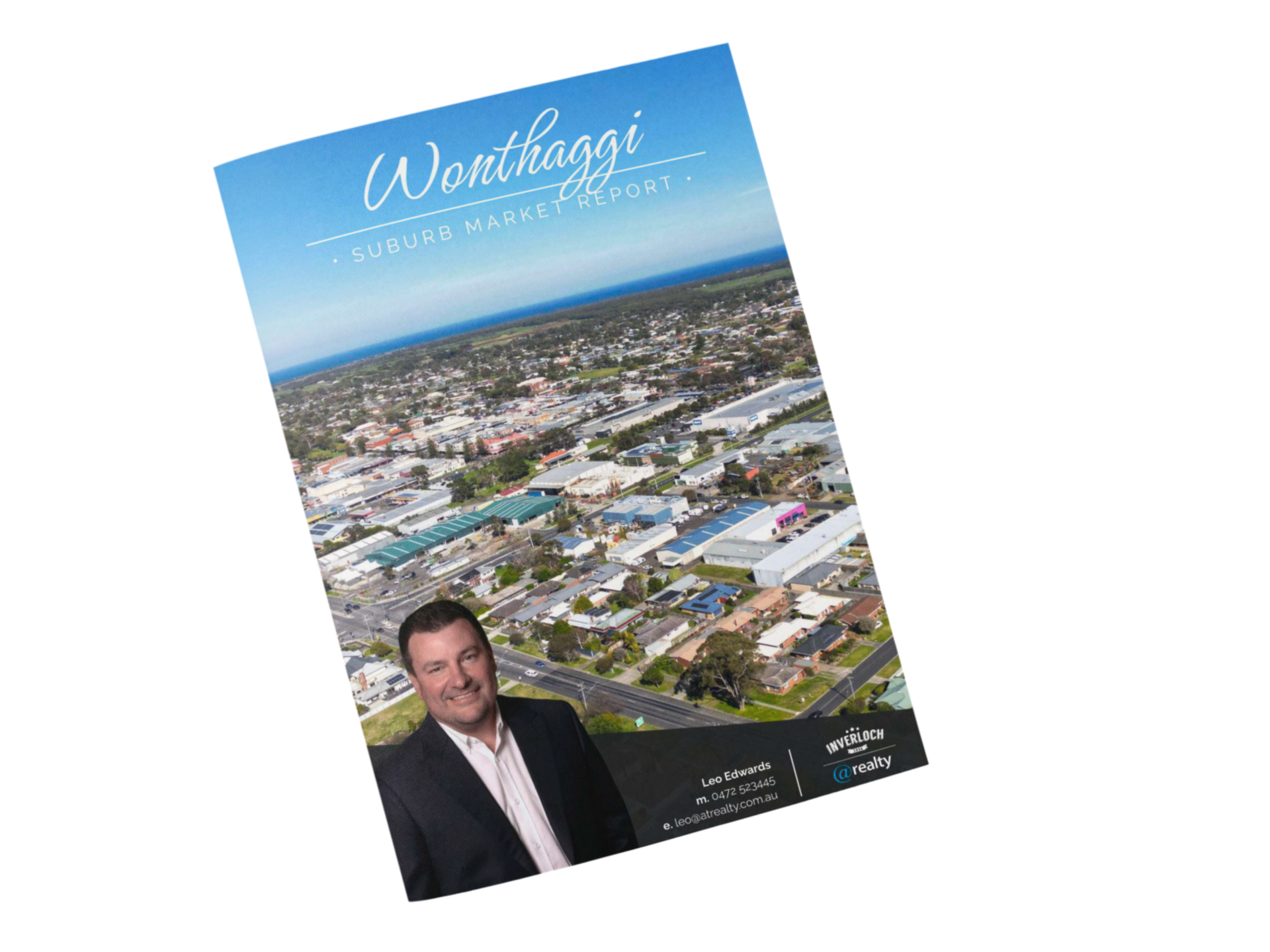 A man in a suit is on the cover of a book.