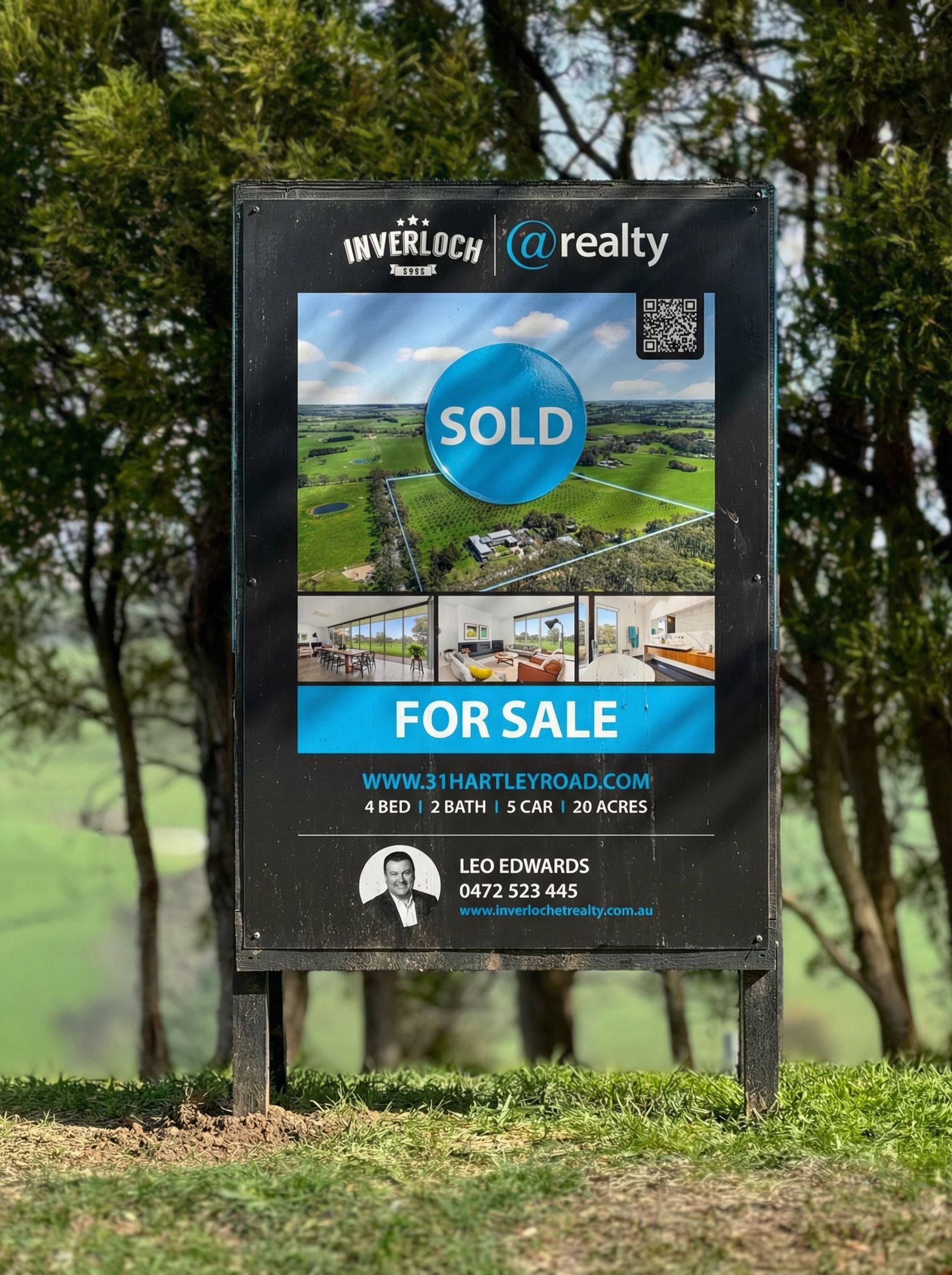 Real estate sign: