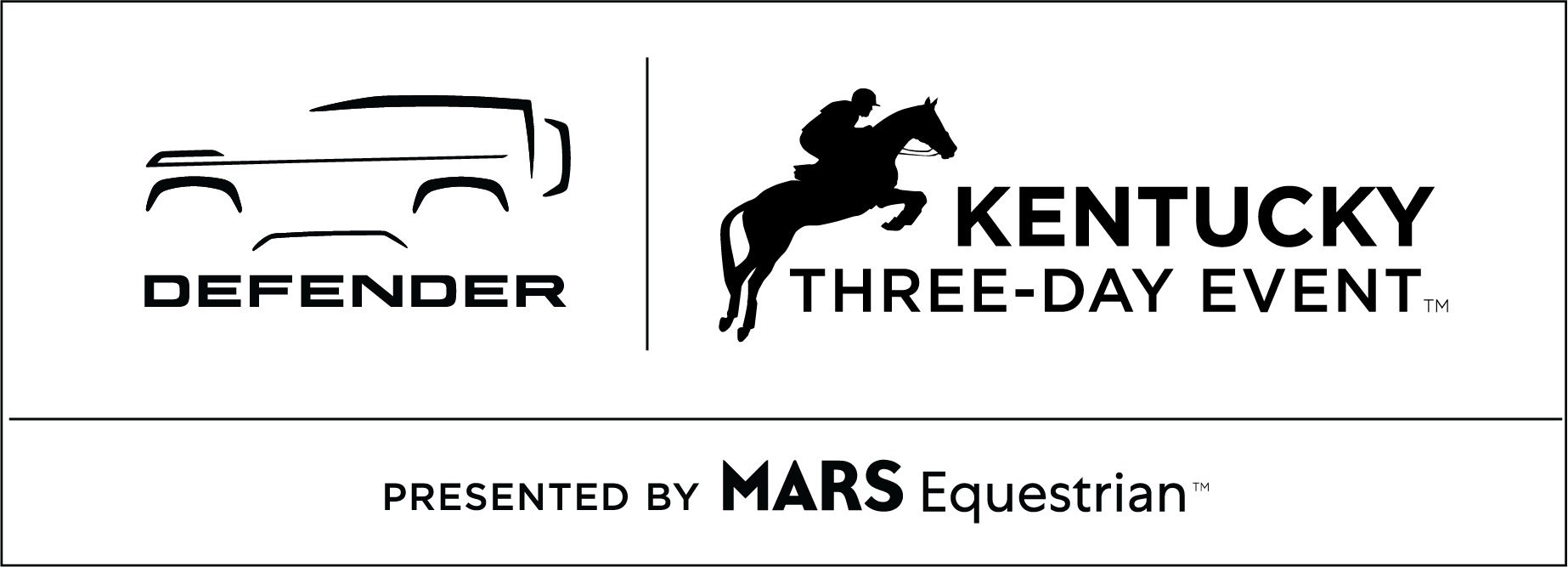 A black and white logo for kentucky three-day event