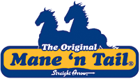 The original mane n tail logo with two horses on it.
