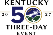 The kentucky three-day event logo is presented by mars equestrian.