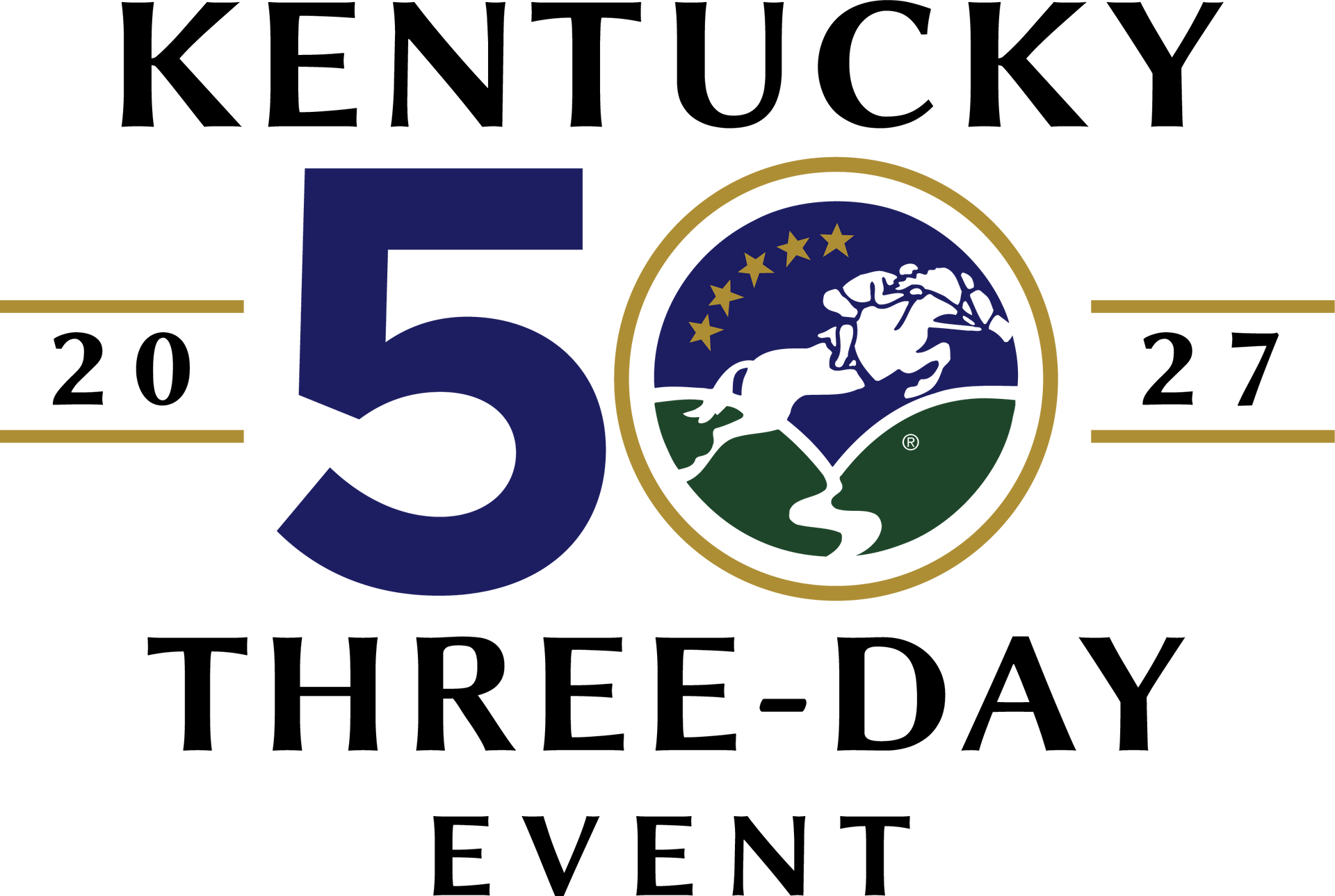 The kentucky three-day event logo is presented by mars equestrian.