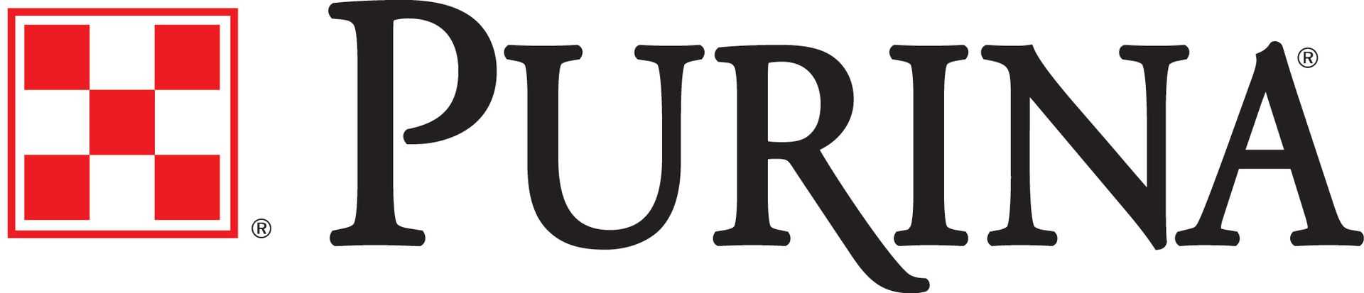 A picture of the purina logo on a white background.