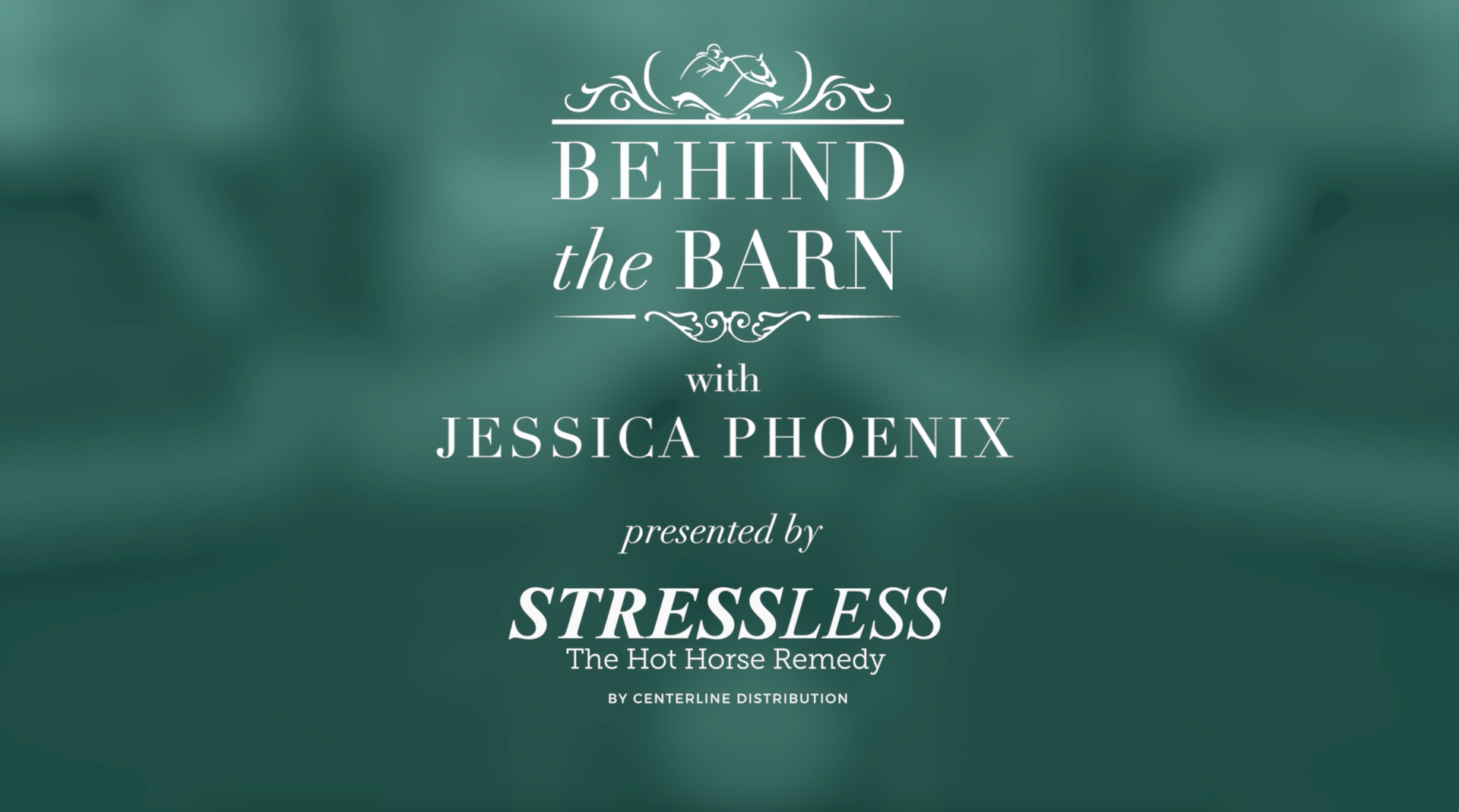 A poster for behind the barn with jessica phoenix