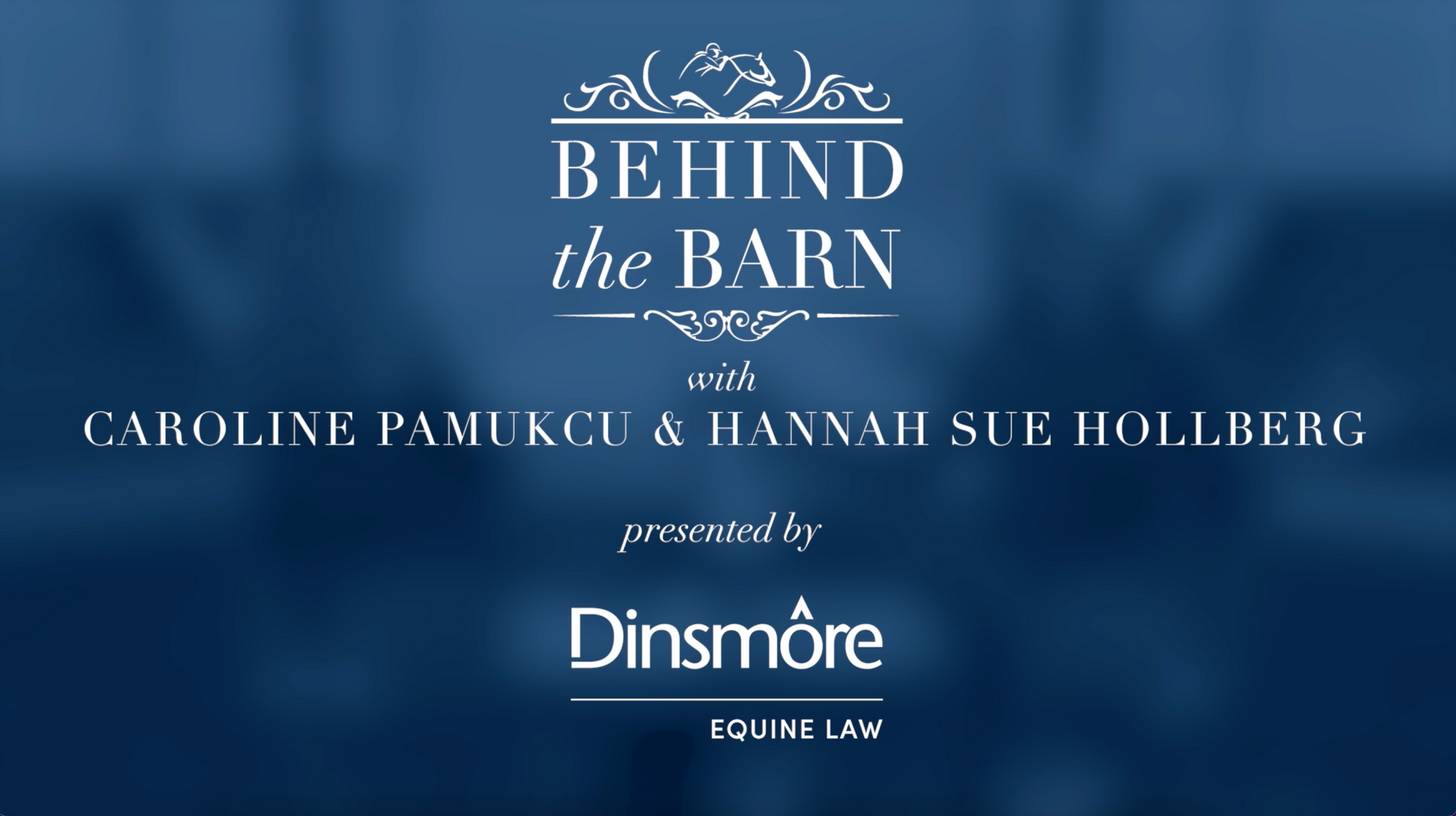 Behind the barn presented by caroline pamukcu and hannah sue hollberg