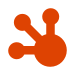 A red frog icon on a white background.