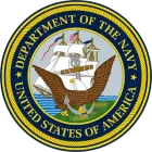 Seal of the U.S. Department of the Navy with eagle, ship, and anchor on a blue and gold background by Audio Video Concepts