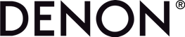 DENON logo in bold black letters on a white background by Audio Video Concepts