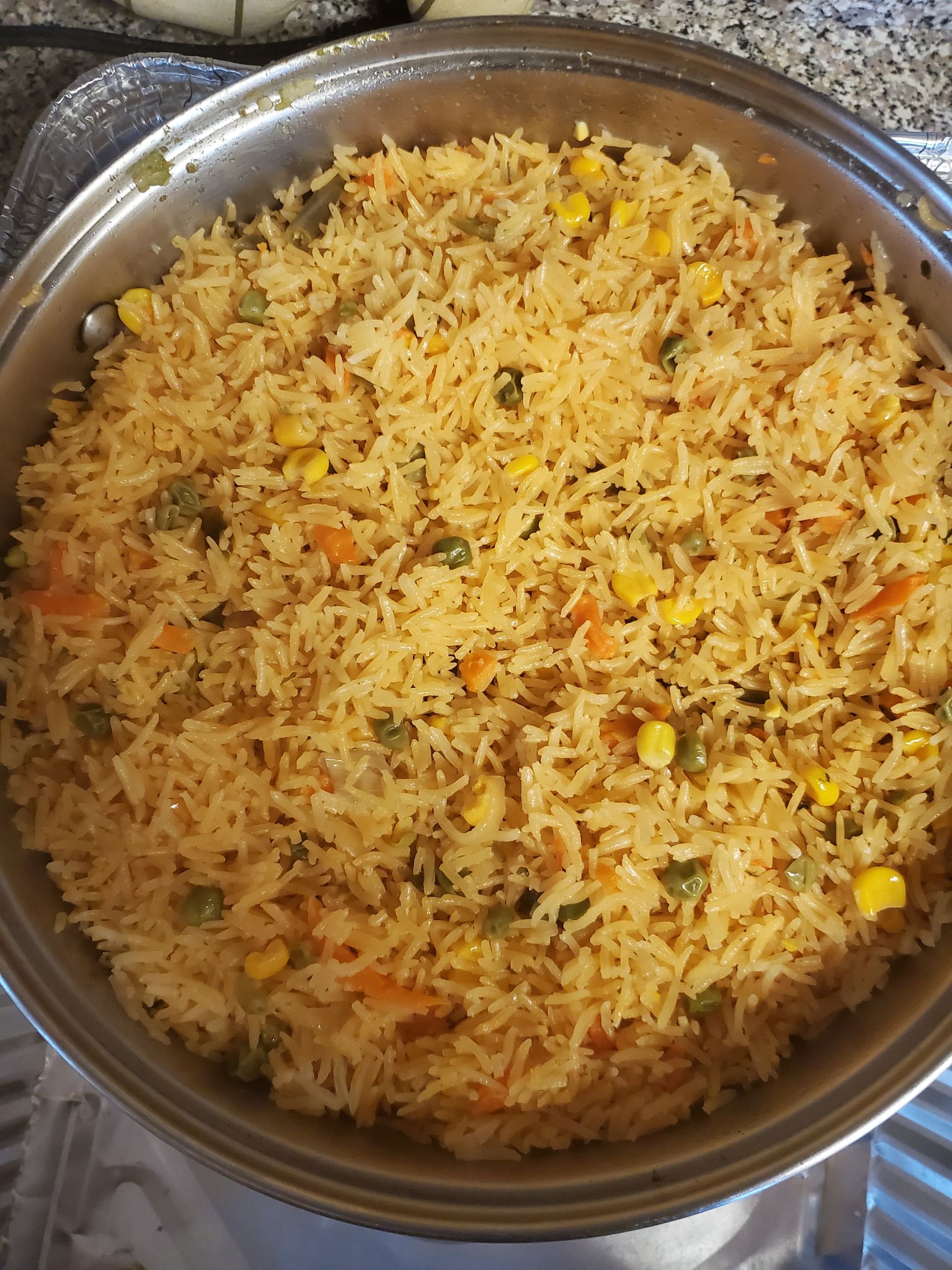 Yellow Rice with Mixed Vegetables