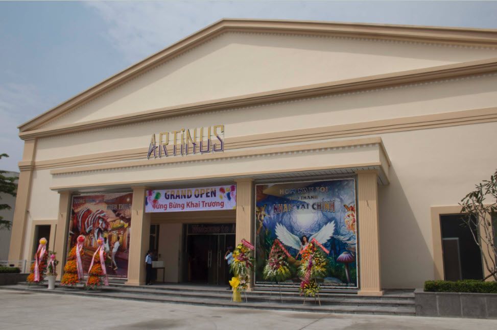 A large building with the word arthritis on it
