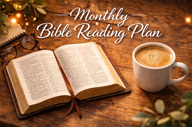 Monthly Bible Reading Plan