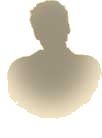 Silhouette of a person with broad shoulders, facing forward, illuminated from above.