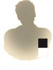 Silhouette of a person with a black square overlayed on the right shoulder.