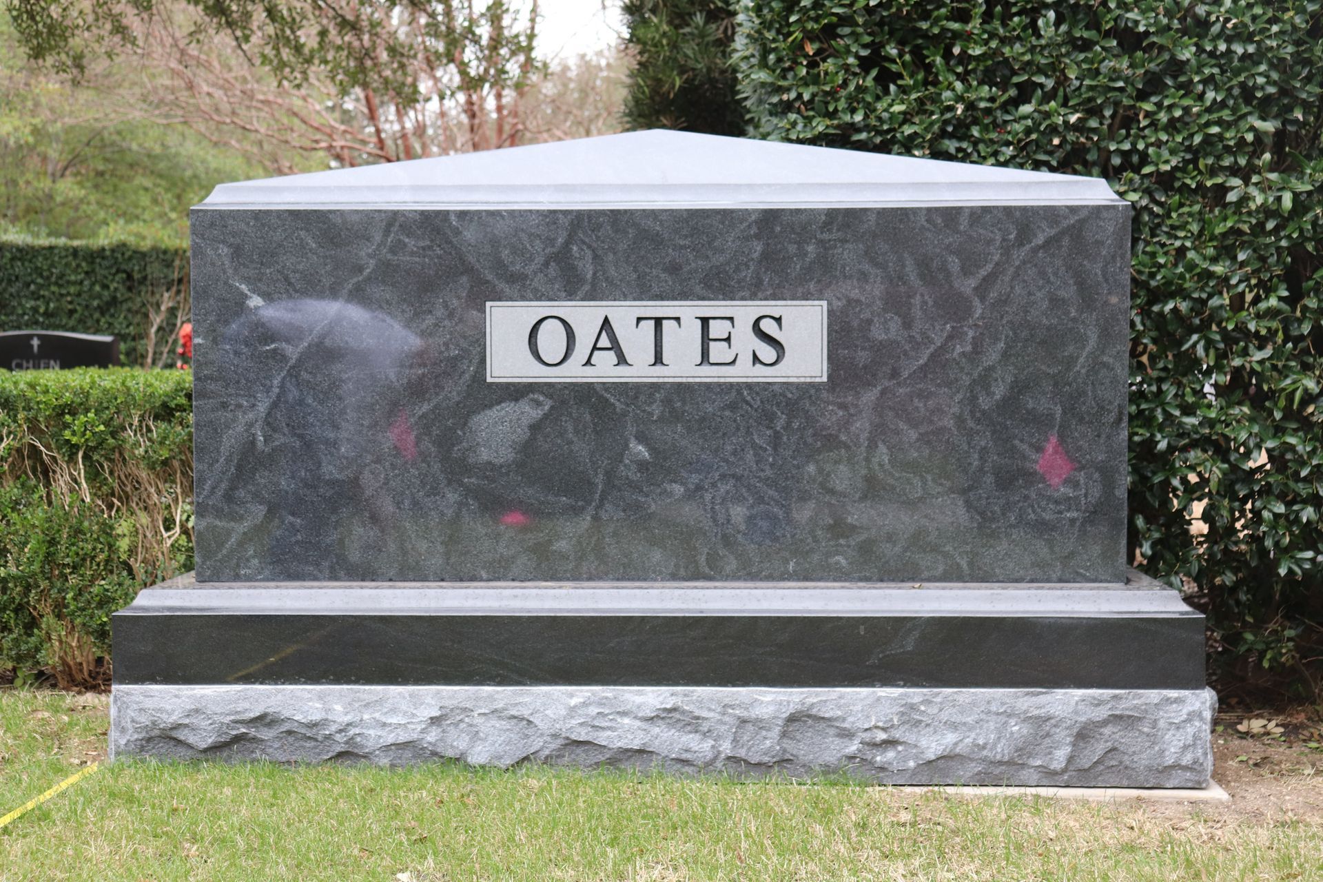 Headstone with 