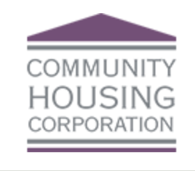 A logo for the community housing corporation
