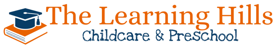 A logo for the learning hills childcare and preschool