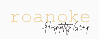 The roanoke hospitality group logo is on a white background.