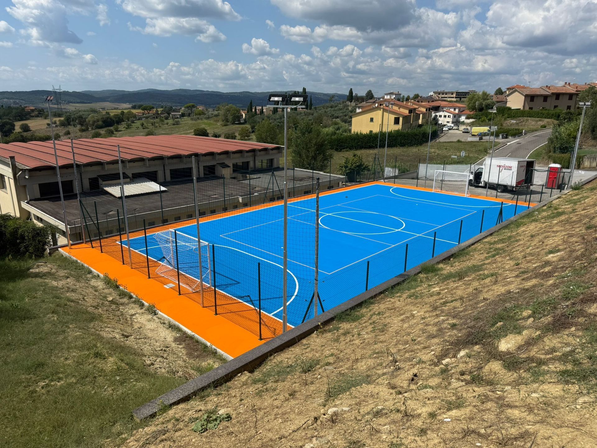 campo multisport e muli colore