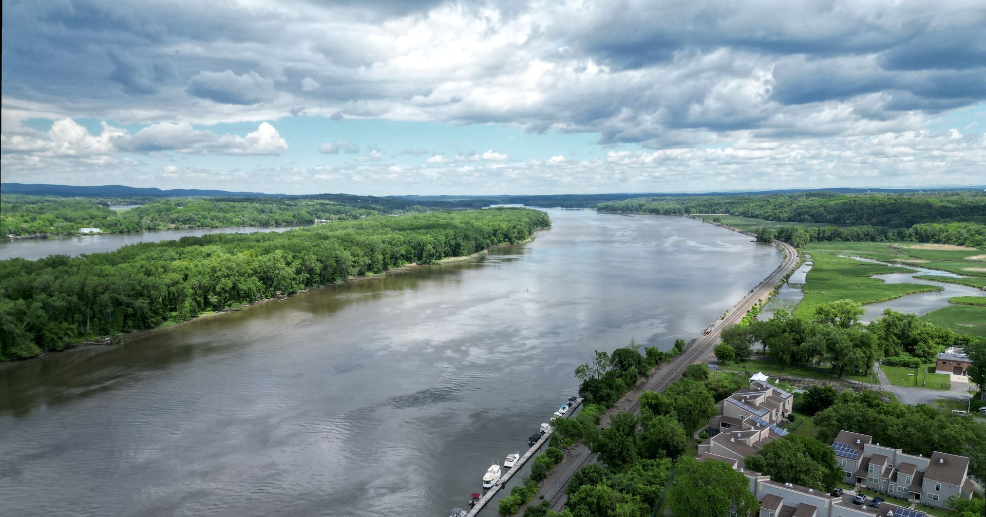 Hudson River corridor in NY, marking the underground route of CHIPPY