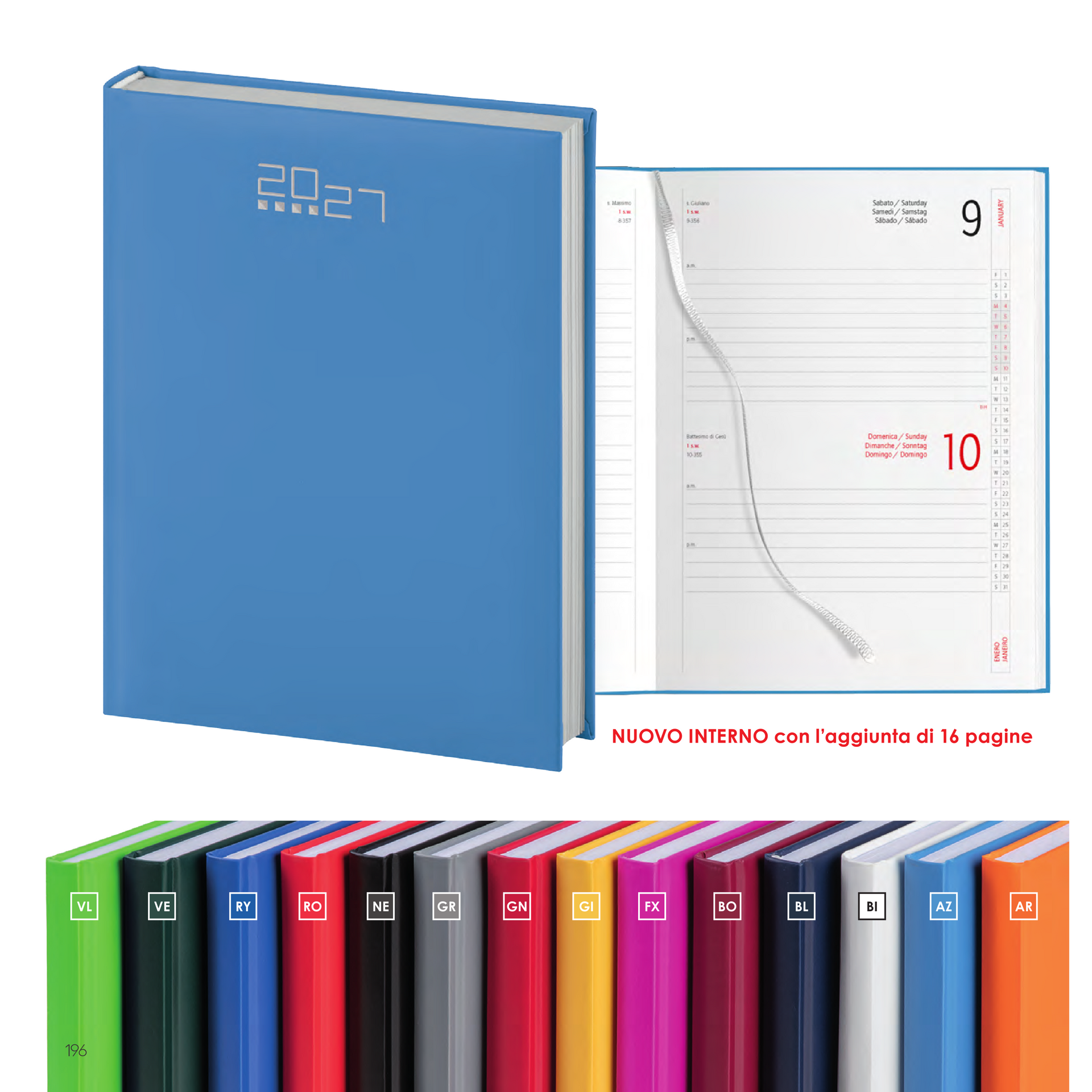 Agenda aziendale personalizzata