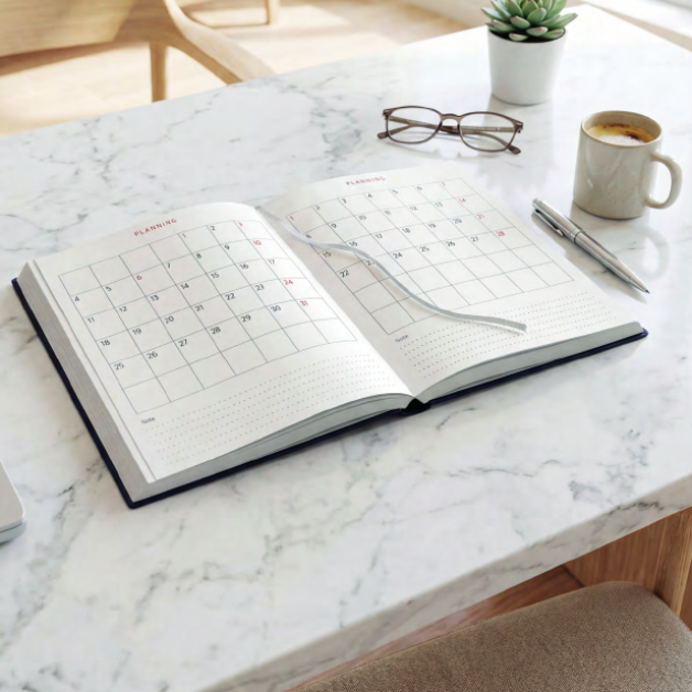 Agenda personalizzata aziendale elegante
